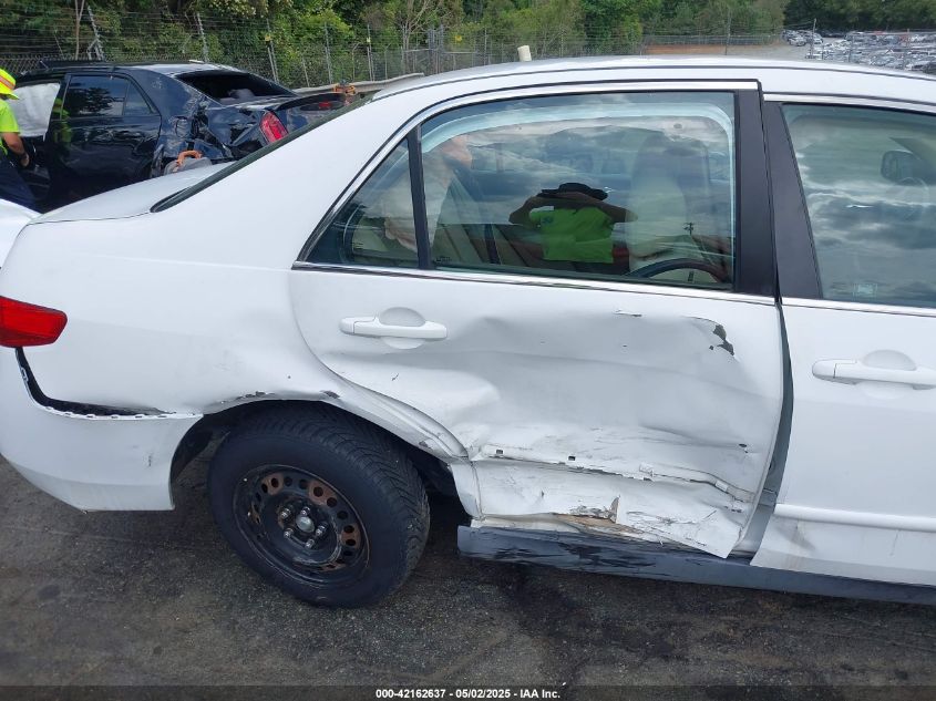 2005 Honda Accord 2.4 Lx VIN: 1HGCM564X5A093332 Lot: 42162637