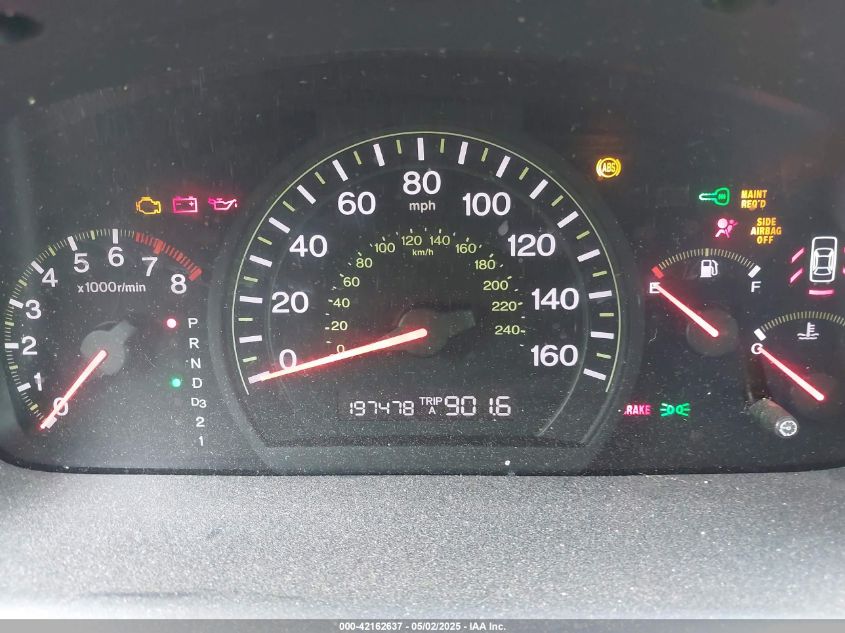 2005 Honda Accord 2.4 Lx VIN: 1HGCM564X5A093332 Lot: 42162637