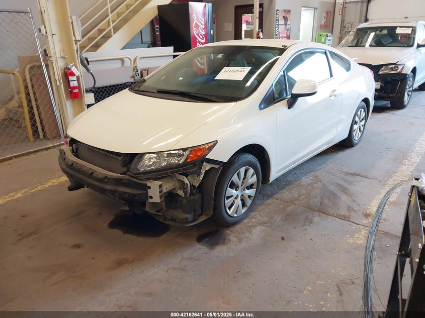 2012 HONDA CIVIC VIN: 2HGFG3B50CH553281