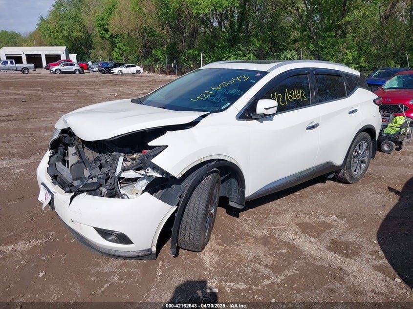 2017 NISSAN MURANO VIN: 5N1AZ2MH4HN102949
