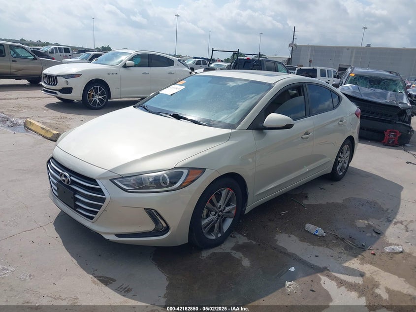 2018 HYUNDAI ELANTRA VIN: KMHD84LF6JU668392