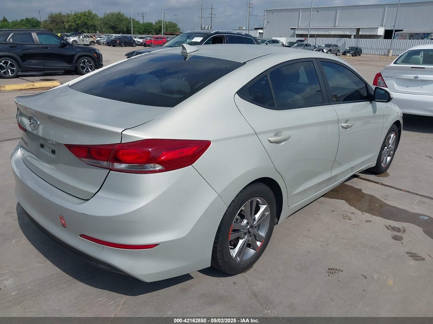 2018 HYUNDAI ELANTRA VIN: KMHD84LF6JU668392
