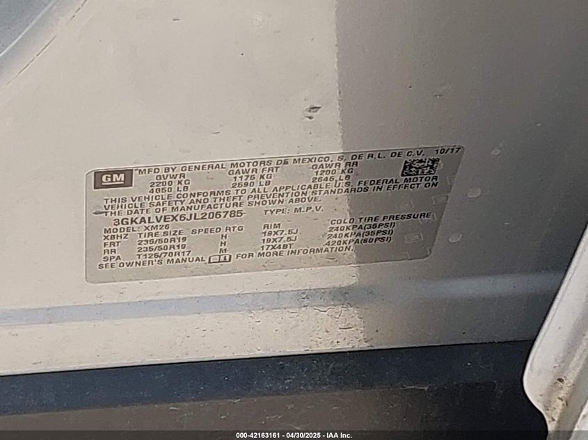 2018 GMC TERRAIN SLT - 3GKALVEX6JL206785