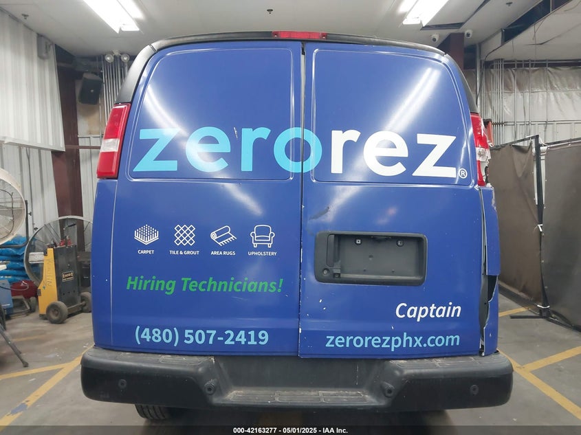 2021 CHEVROLET EXPRESS CARGO VIN: 1GCWGBF77M1144909