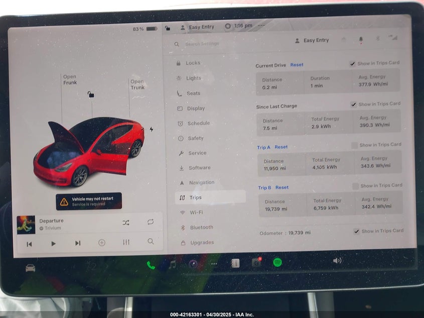 2020 TESLA MODEL 3 VIN: 5YJ3E1EB8LF600267