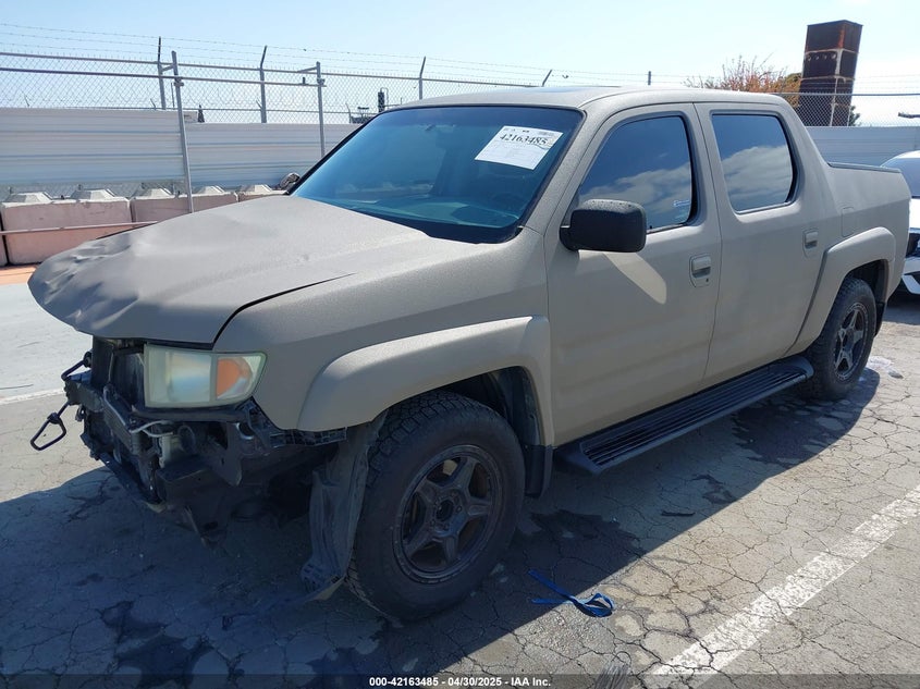 2006 HONDA RIDGELINE VIN: 2HJYK16526H533456