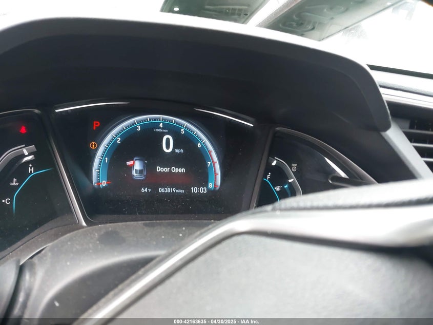 2017 HONDA CIVIC VIN: SHHFK7H56HU406146