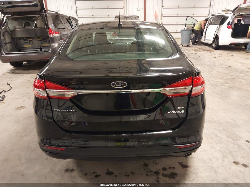 2017 FORD FUSION HYBRID VIN: 3FA6P0LUXHR301333