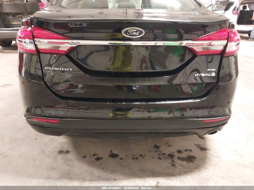 2017 FORD FUSION HYBRID VIN: 3FA6P0LUXHR301333
