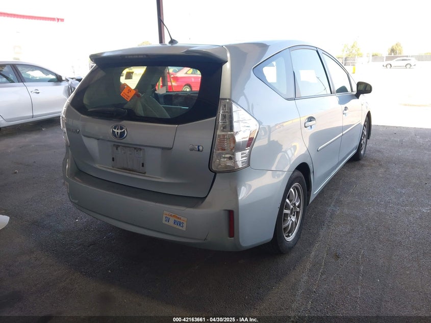 2013 TOYOTA PRIUS V VIN: JTDZN3EU2D3228107