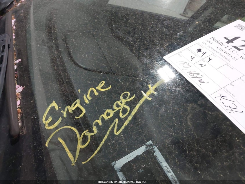 2013 CHEVROLET EQUINOX VIN: 2GNFLCEK3D6226034
