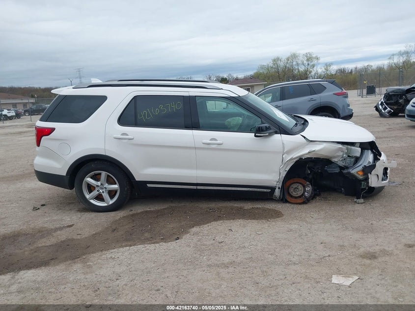 2017 FORD EXPLORER VIN: 1FM5K8D81HGD96887