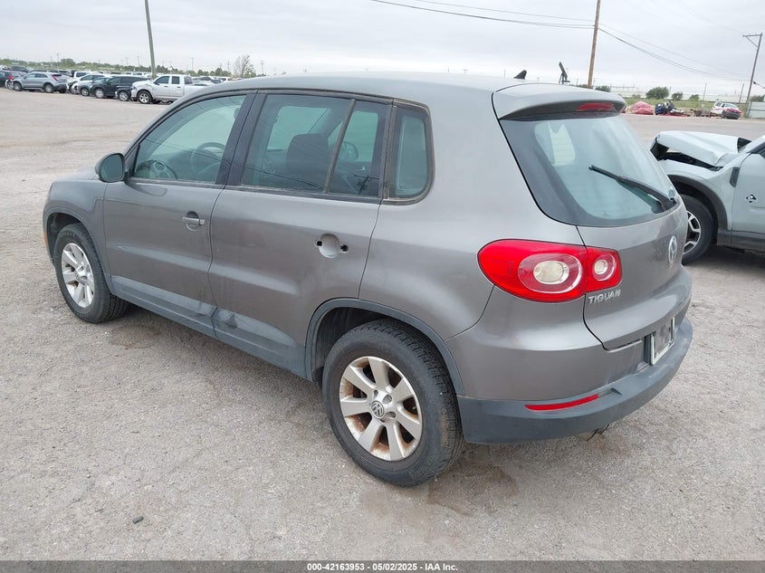 2009 Volkswagen Tiguan S grey other gasoline WVGAV75N59W527492 photo #4