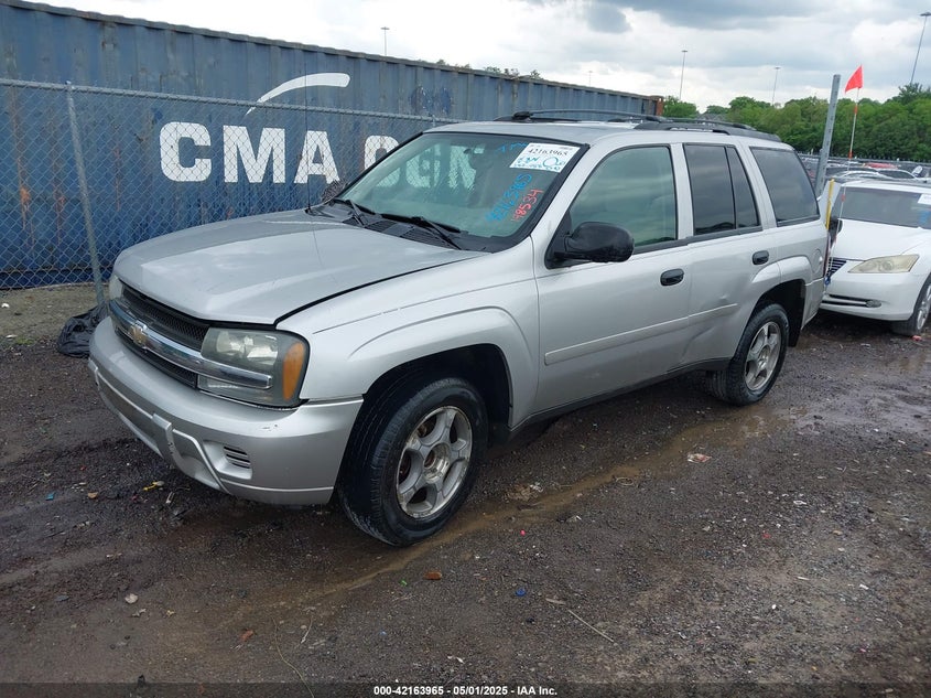 2008 CHEVROLET TRAILBLAZER VIN: 1GNDS13S782198534