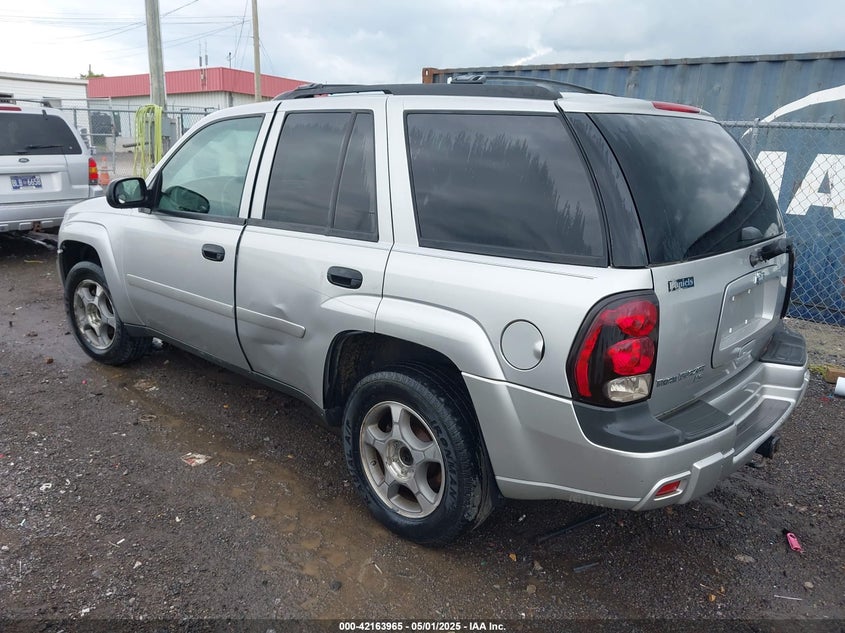 2008 CHEVROLET TRAILBLAZER VIN: 1GNDS13S782198534