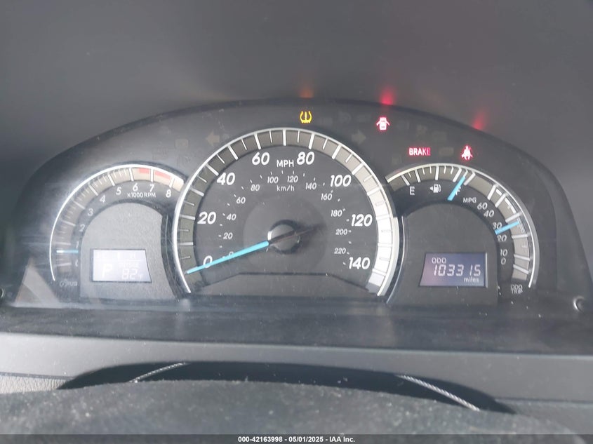 2012 TOYOTA CAMRY VIN: 4T1BF1FK4CU068588