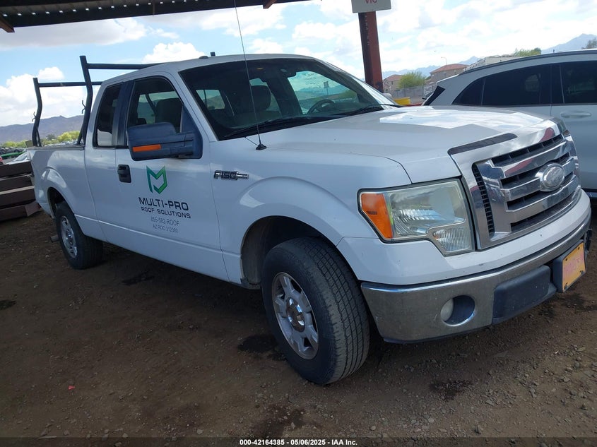 2009 Ford F-150 Stx/Xl/Xlt white truck gasoline 1FTRX12849FA63821 photo #1