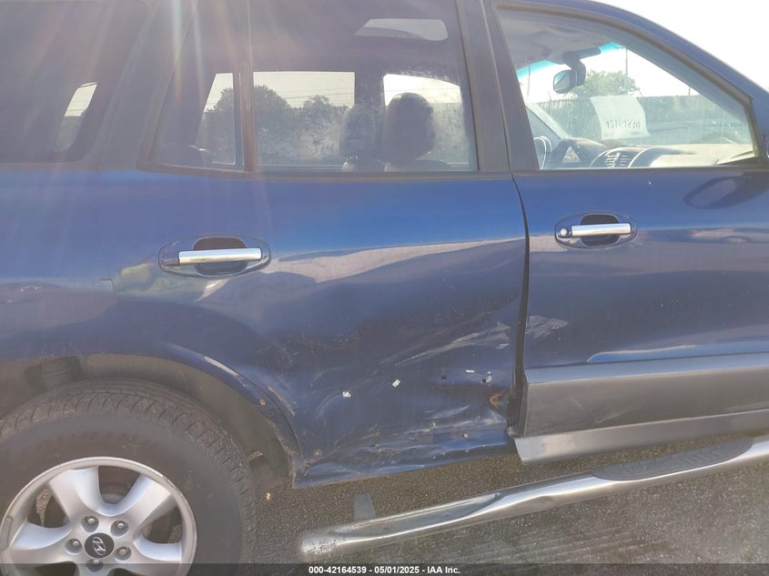 KM8SC73E96U095848 2006 HYUNDAI SANTA FE photo no. 6