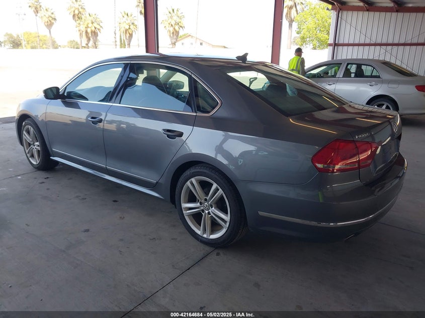 2013 VOLKSWAGEN PASSAT VIN: 1VWCN7A38DC065857
