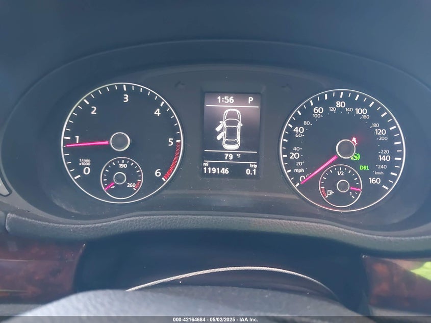 2013 VOLKSWAGEN PASSAT VIN: 1VWCN7A38DC065857