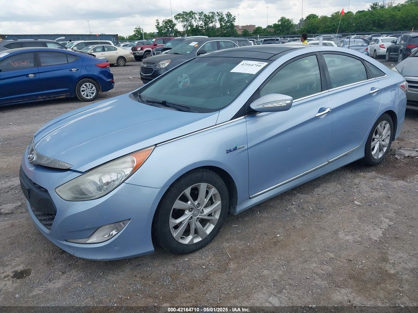 2013 HYUNDAI SONATA HYBRID LIMITED - KMHEC4A43DA076815