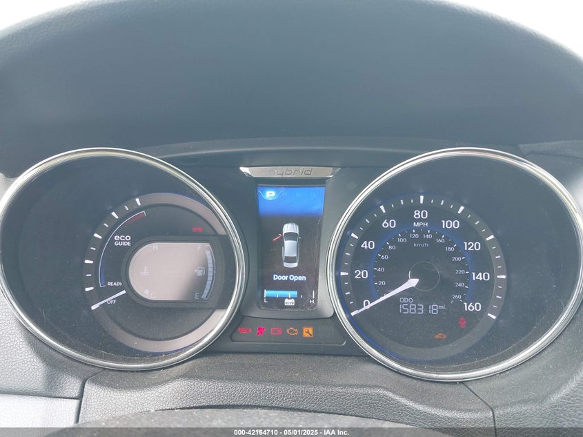 2013 HYUNDAI SONATA HYBRID LIMITED - KMHEC4A43DA076815