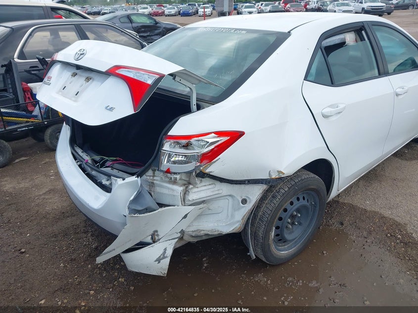 2015 TOYOTA COROLLA VIN: 5YFBURHE6FP277879