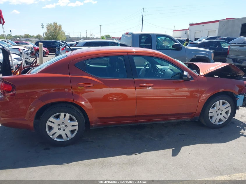 2012 DODGE AVENGER VIN: 1C3CDZAB1CN219924