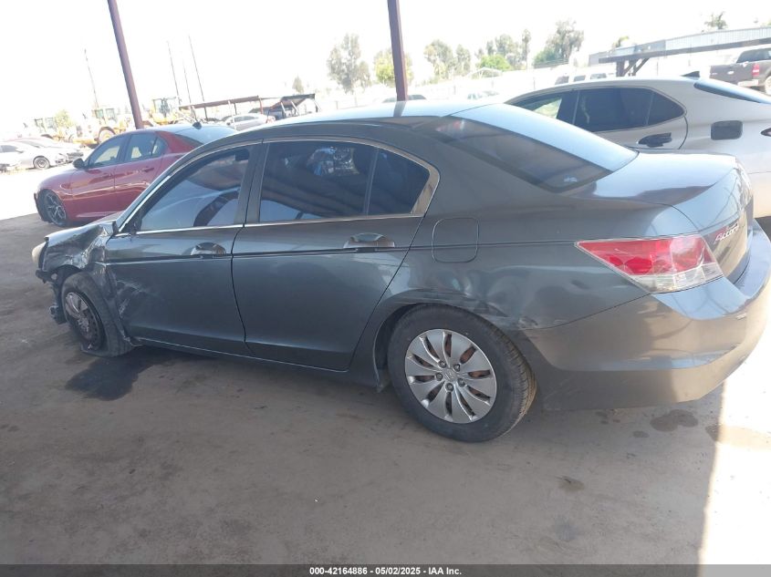 2010 Honda Accord 2.4 Lx VIN: 1HGCP2F35AA519243 Lot: 42164886
