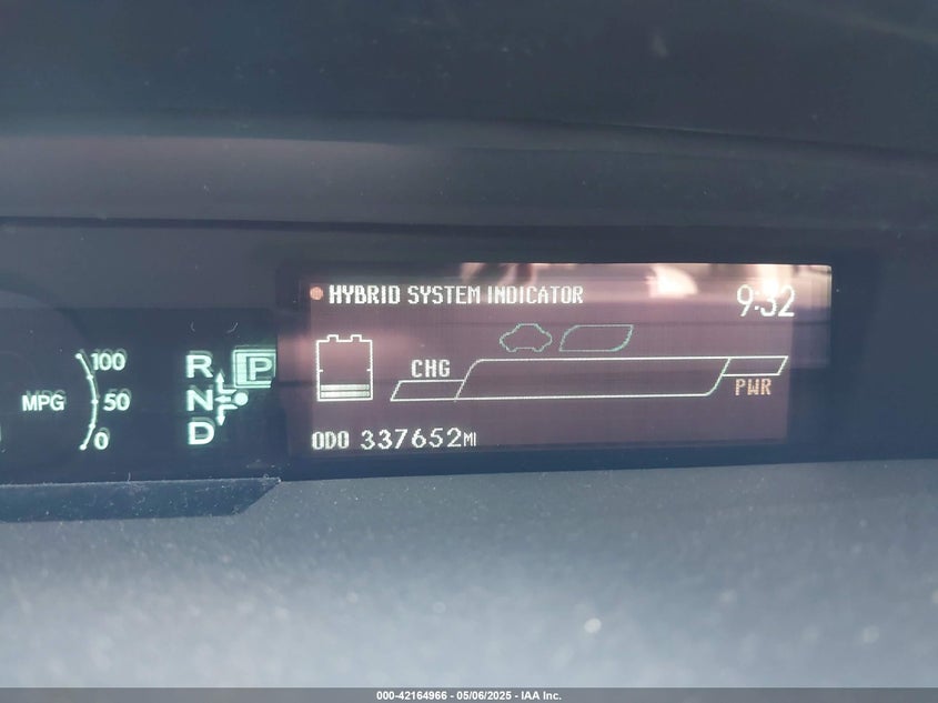 2013 TOYOTA PRIUS VIN: JTDKN3DU8D1700518