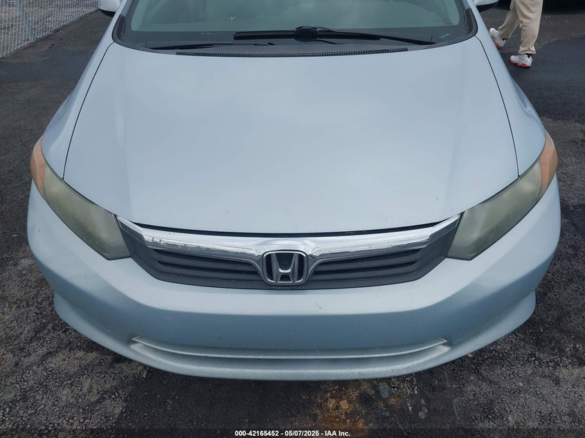 2012 HONDA CIVIC VIN: 19XFB2F52CE013430