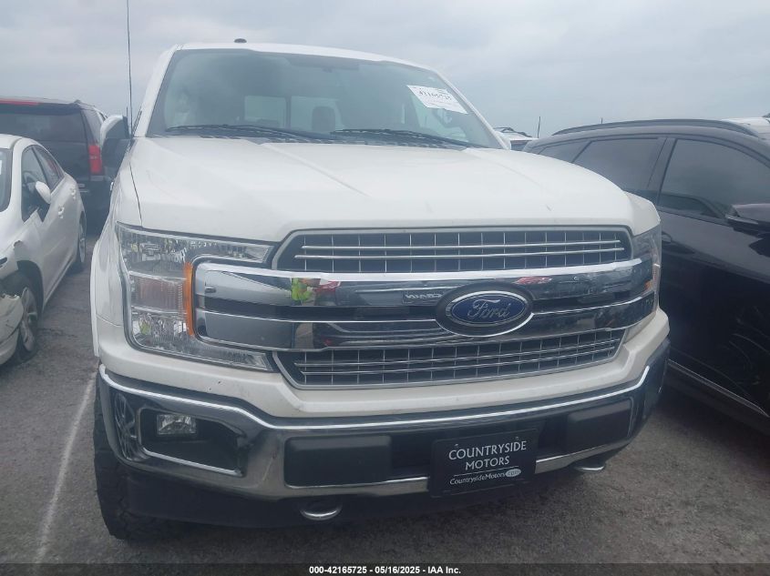 2018 Ford F-150 Lariat VIN: 1FTEW1EG9JKE34150 Lot: 42165725