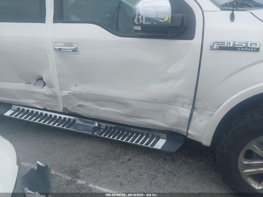 2018 Ford F-150 Lariat VIN: 1FTEW1EG9JKE34150 Lot: 42165725