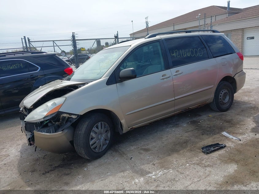 5TDZK23C57S005883 2007 TOYOTA SIENNA photo no. 2