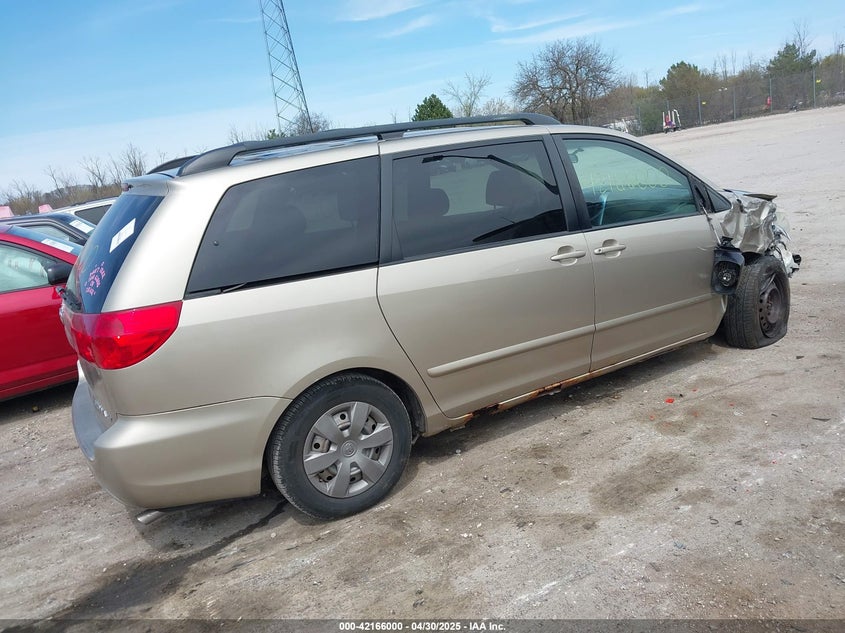 5TDZK23C57S005883 2007 TOYOTA SIENNA photo no. 4