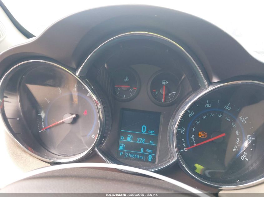 2012 Chevrolet Cruze VIN: 1G1PG55C5C7180398 Lot: 42166128