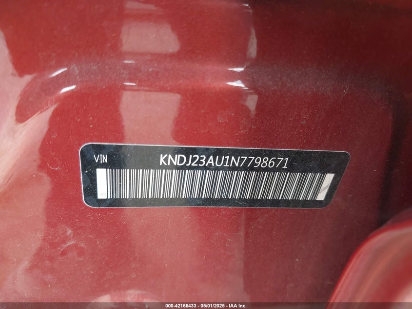 2022 KIA SOUL VIN: KNDJ23AU1N7798671