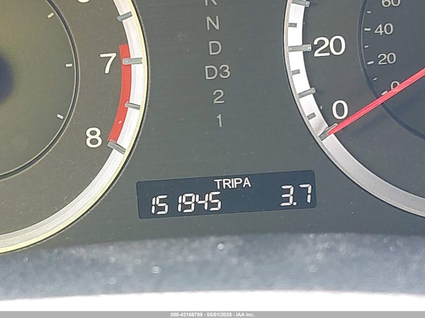 2009 HONDA ACCORD VIN: 1HGCP26379A198591