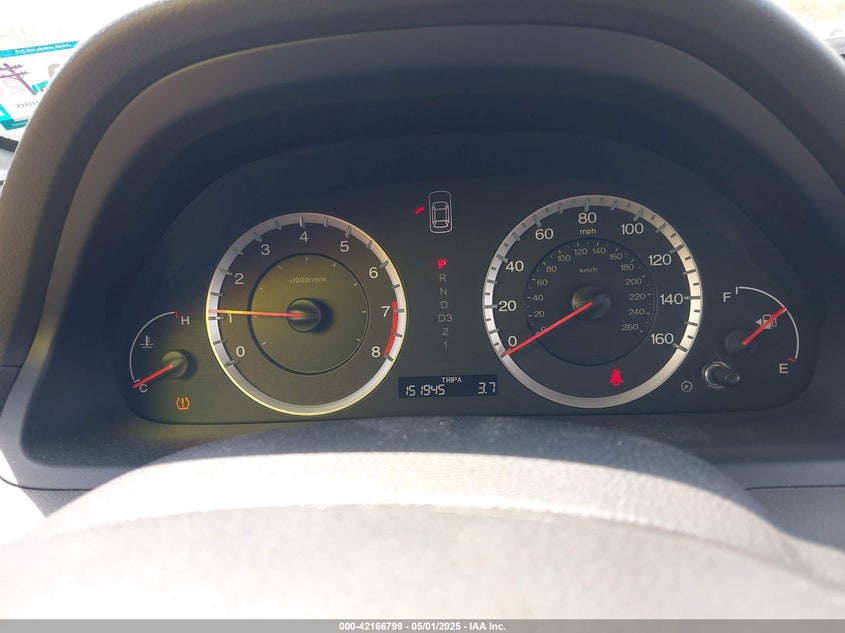 2009 HONDA ACCORD VIN: 1HGCP26379A198591