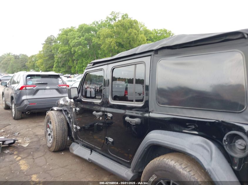 2018 Jeep Wrangler Unlimited Sport 4X4 VIN: 1C4HJXDN0JW238525 Lot: 42166934