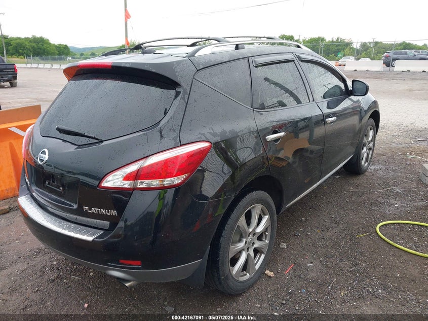 2014 NISSAN MURANO VIN: JN8AZ1MU6EW401882