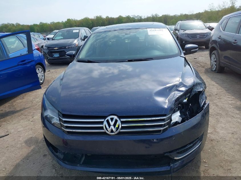 2013 Volkswagen Passat 2.5L Se VIN: 1VWBP7A38DC070742 Lot: 42167191