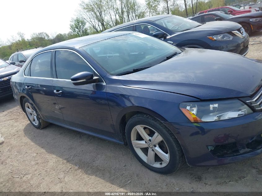 2013 Volkswagen Passat 2.5L Se VIN: 1VWBP7A38DC070742 Lot: 42167191