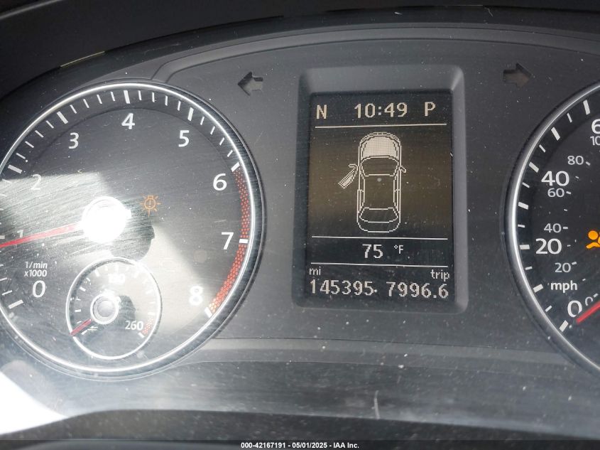 2013 Volkswagen Passat 2.5L Se VIN: 1VWBP7A38DC070742 Lot: 42167191