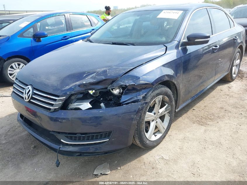 2013 Volkswagen Passat 2.5L Se VIN: 1VWBP7A38DC070742 Lot: 42167191