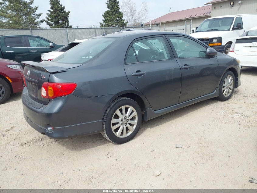 2009 TOYOTA COROLLA VIN: 2T1BU40E99C107244
