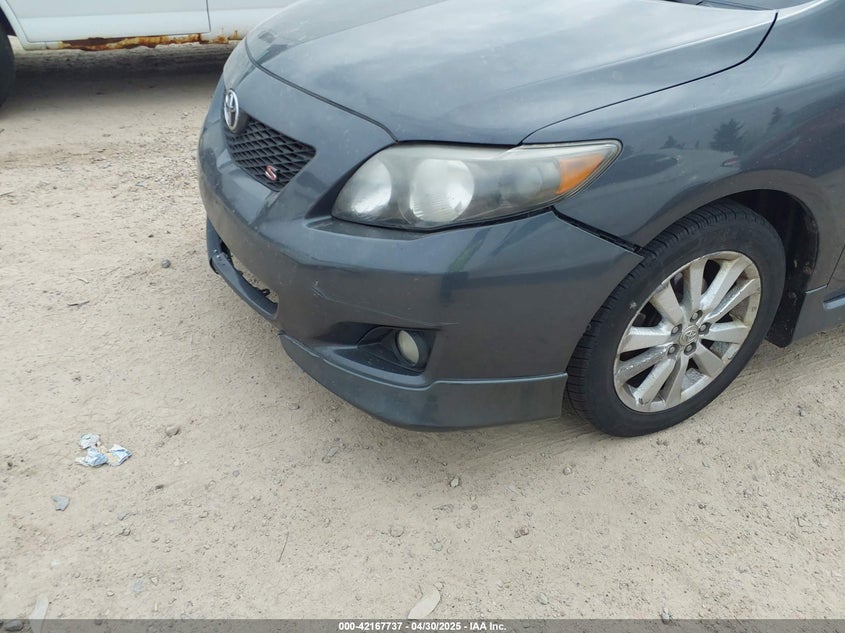 2009 TOYOTA COROLLA VIN: 2T1BU40E99C107244