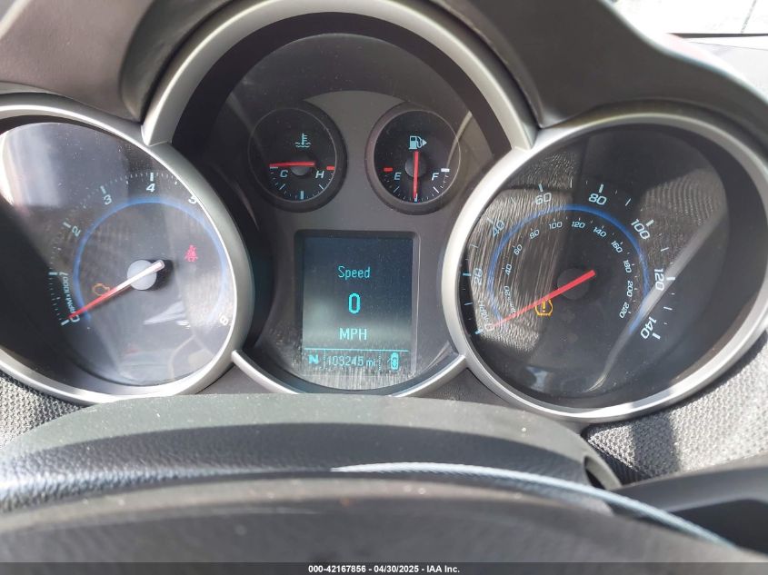 2012 Chevrolet Cruze 1Lt VIN: 1G1PF5SC3C7403198 Lot: 42167856