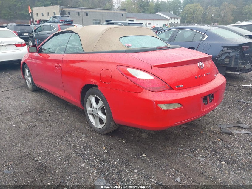 2007 TOYOTA CAMRY SOLARA VIN: 4T1FA38P37U118309