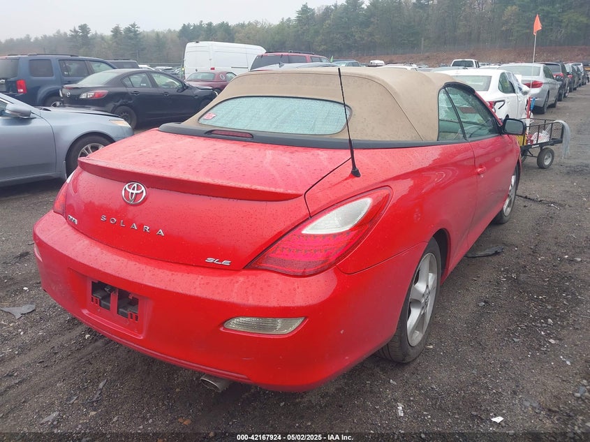 2007 TOYOTA CAMRY SOLARA VIN: 4T1FA38P37U118309